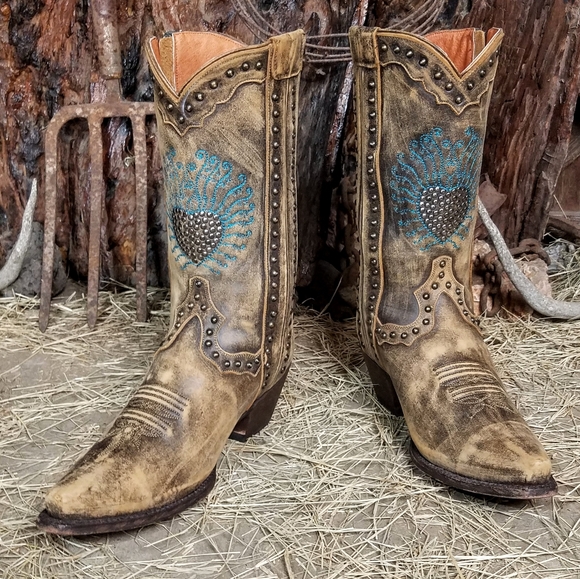 Dan Post "heartbreaker" cowboy boots 9M - Picture 8 of 10